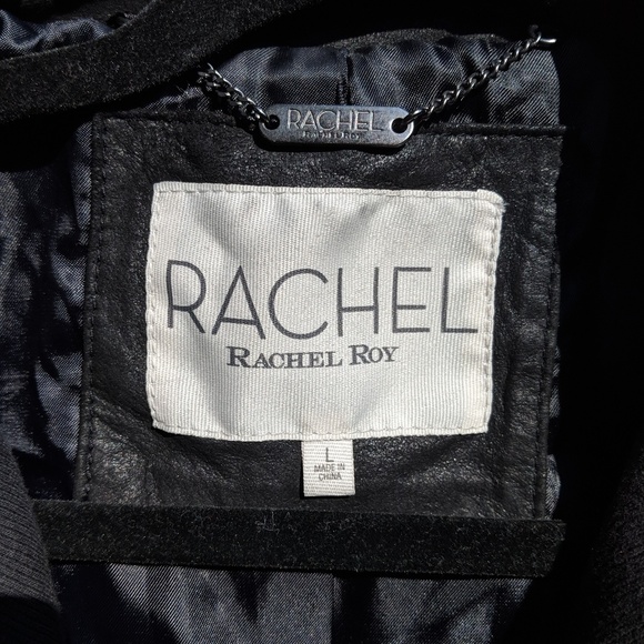 Rachel Roy Lambskin Leather Jacket - Picture 8 of 8